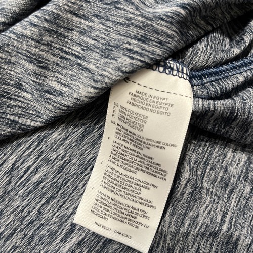 Adidas Shirt Mens 3XL XXXL Blue Grey Performance Golf Tee Dry Dri Exercise Gym - Picture 6 of 9