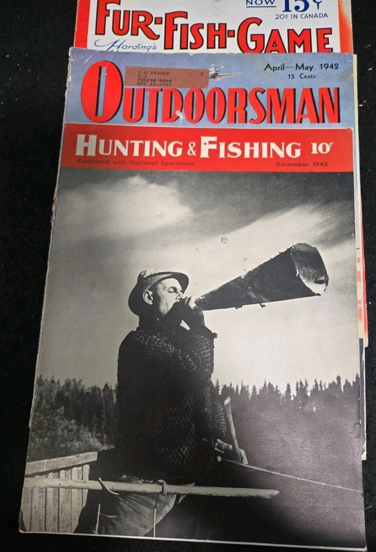 1940s Hunting And Fishing Magazines MOOSE (5@25)