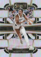 2024-25 Panini Select WNBA Concourse Silver Prizm Diamond Miller Minnesota Lynx
