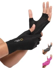 Copper Compression Arthritis Gloves | Fingerless Arthritis Carpal Tunnel Pain...