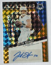 2025 Mosaic JUSTIN HERBERT Auto GOLD # /10 - CHARGERS SSP