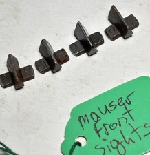 Mauser Front sight Lot Of 4.  *COLLECTORS* Restoration Parts