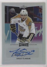 2015-16 Leaf Metal Silver Prismatic Kale Clague #BA-KC1 Auto 9cf