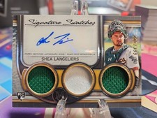 2023 Topps Museum Collection Shea Langeliers Rc Triple Patch Auto /399
