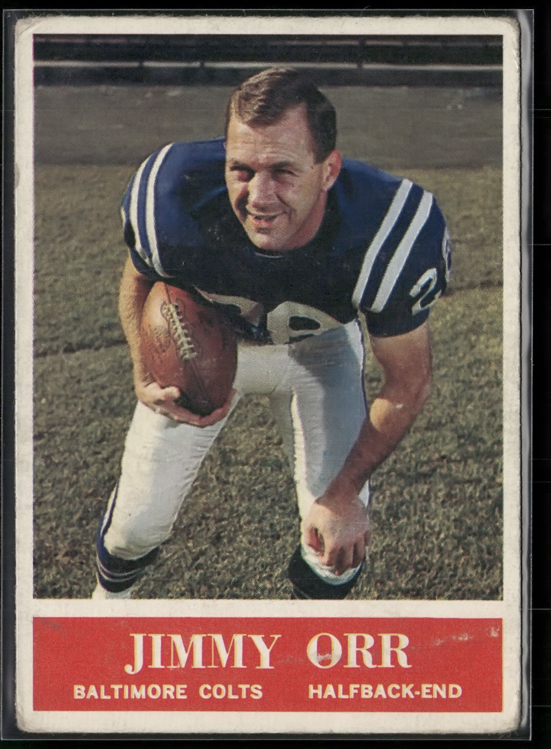 Jimmy Orr #7 Football Cards 1964 Philadelphia trading card — raw and PSA graded price guide