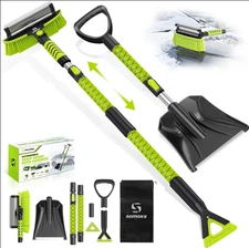New 60" Snow Brush & Shovel Set – 4-in-1 Car Snow Remover