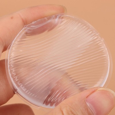 1Pcs Transparent Silicone Gel Powder Puff Sponge Face Conceale Cosmetics Puff