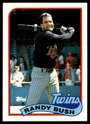 1989 Topps Randy Bush Minnesota Twins #577