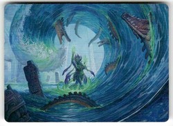 Wave Goodbye Art Card 76/81 The Lost Caverns of Ixalan Art Series