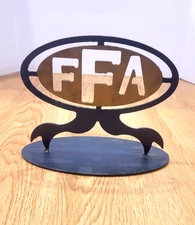 FFA Future Farmers of America Blue Metal 7" Statue Cut Out  Blue Handmade Heavy