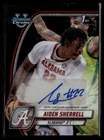 2024-25 Bowman University Chrome #3 Aiden Sherrell Prospects Autographs Black