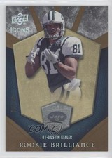 2008 Upper Deck Icons Rookie Brilliance Rainbow Gold /99 Dustin Keller #RB16 s7f