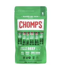 GRASS-FED FINISHED Jalape o Beef Jerky Snack Sticks, Spicy, 8 Count