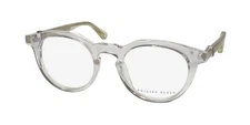 NEW PHILIPP PLEIN VPP060 PLEIN HEXAGONAL PYRAMID EYEGLASS FRAME OVAL 49-21-145