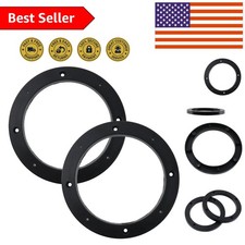 5-Inch Speaker Spacer Rings - Durable ABS Subwoofer Adapters for Car Audio