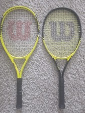 Tennis Rackets Lot of 3 Head, Wilson 2 Green 1 Red Balls Included