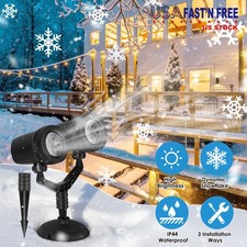 Christmas Light Snowflake Projector Featuring Dual Heads LED Technology Ideal