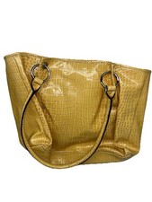 Preços baixos em Bolsas e bolsas femininas amarelas de crocodilo