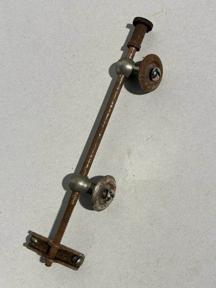 16 Leedy 5”  12-24 Standard Slotted Tension Rods, W/ Strainer & Butt Nickel 30’s - Image 3 of 4