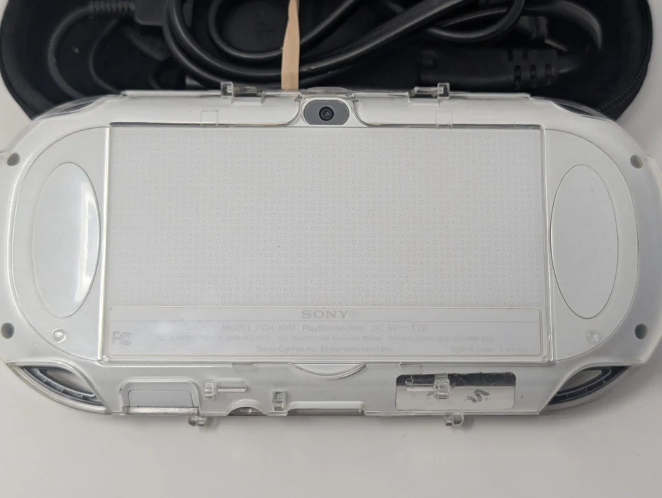 Sony PS Vita PCH-1001 Console W/ OEm Charger, Cover & Case - Image 2 of 4
