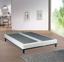 4-Inch Wood Split Low Profile Traditional Box Spring/Foundation For Mattress ...