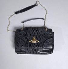 Vivienne Westwood Chain One Shoulder Bag Vegan Leather 11x7x3