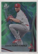 2017 Bowman Platinum Top Prospects Green 90/99 Junior Fernandez #TP-JF hv1