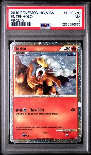 Entei graded PSA 7 for sale on eBay