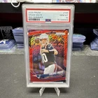 2025 Panini Prizm Drake Maye #165 Red Shimmer /49 PSA 10 Patriots
