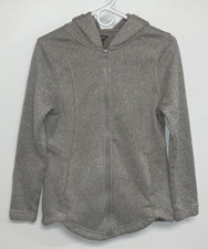 Eddie Bauer Full Zip Hoodie Women's Medium Gray