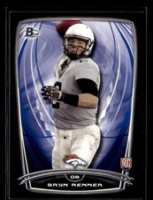 2014 Bowman #93 Bryn Renner Rookies Black Rookie Card Denver Broncos. rookie card picture