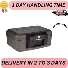 Fire Chest Fireproof Safe Lock Hidden Box Hide Money Cash,Document with Key Lock