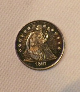 1861 州美国半美元硬币代币幻想csa 50 美分 Ebay