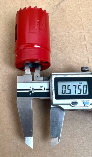 Morse Master Premium BiMetal Hole Saw, 1-3/8" 35 mm AV22 P/N 170222 - Picture 10 of 11