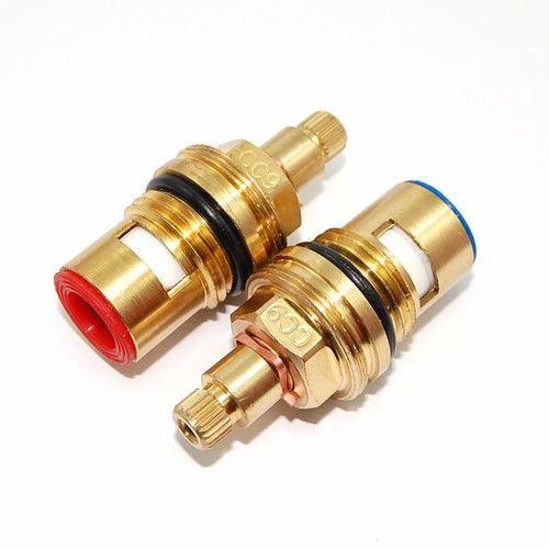 REPLACEMENT BRASS CERAMIC DISC TAP VALVES CC9 QUARTER TURN GLAND INSERT