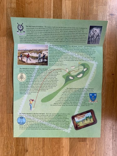 GB 1994 PRESENTATION PACK 249 GOLF ST ANDREWS MUIRFIELD CARNOUSTIE TROON - Picture 3 of 3