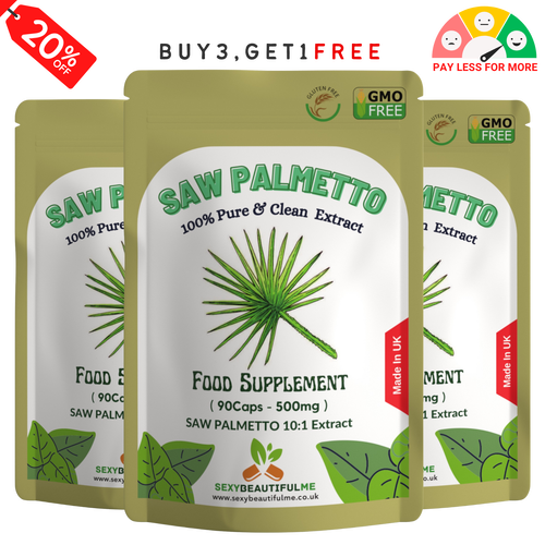 Saw Palmetto Capsules 5000mgVegan Cpasules Hair Loss & Urinary Tract