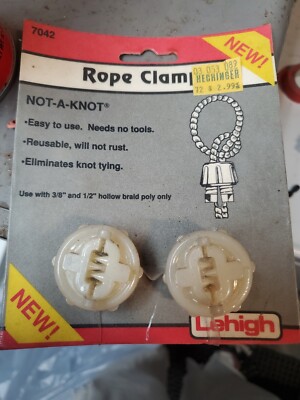 Slipknot Rope Clamp Not-A-Knot Reusable Rope Clamp Clamping Device No Need for Tools Lehigh ...