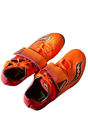 s a o r i n✩.*˚ Size 7.5 - Saucony Soarin J 2 Orange Track Shoes | eBay