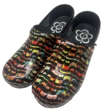 Sanita Danish Clogs Womens Size 6 Multicolor Fashionable Orthopedic Shoes
