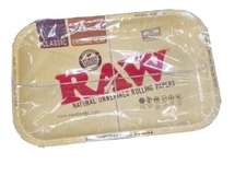 RAW Small Rolling Tray 7x11, Dube Tube, 2 Packs Raw Paper, 5 Meter Paper New
