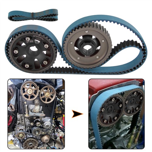 2PCS Cam Pulleys & Timing Belt & Balance Belt for Honda Accord Prelude