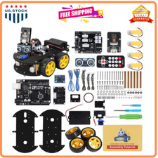 ELEGOO UNO R3 Smart Robot Car Kit V4 - STEM Coding Toy for Kids  Teens,Ages 8-1