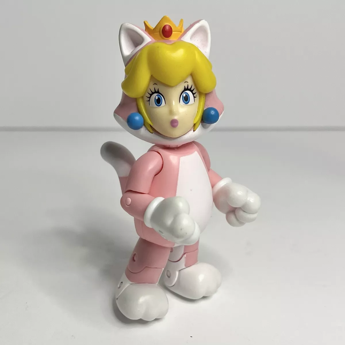  World of Nintendo Super Mario Cat Peach 4 pulgadas