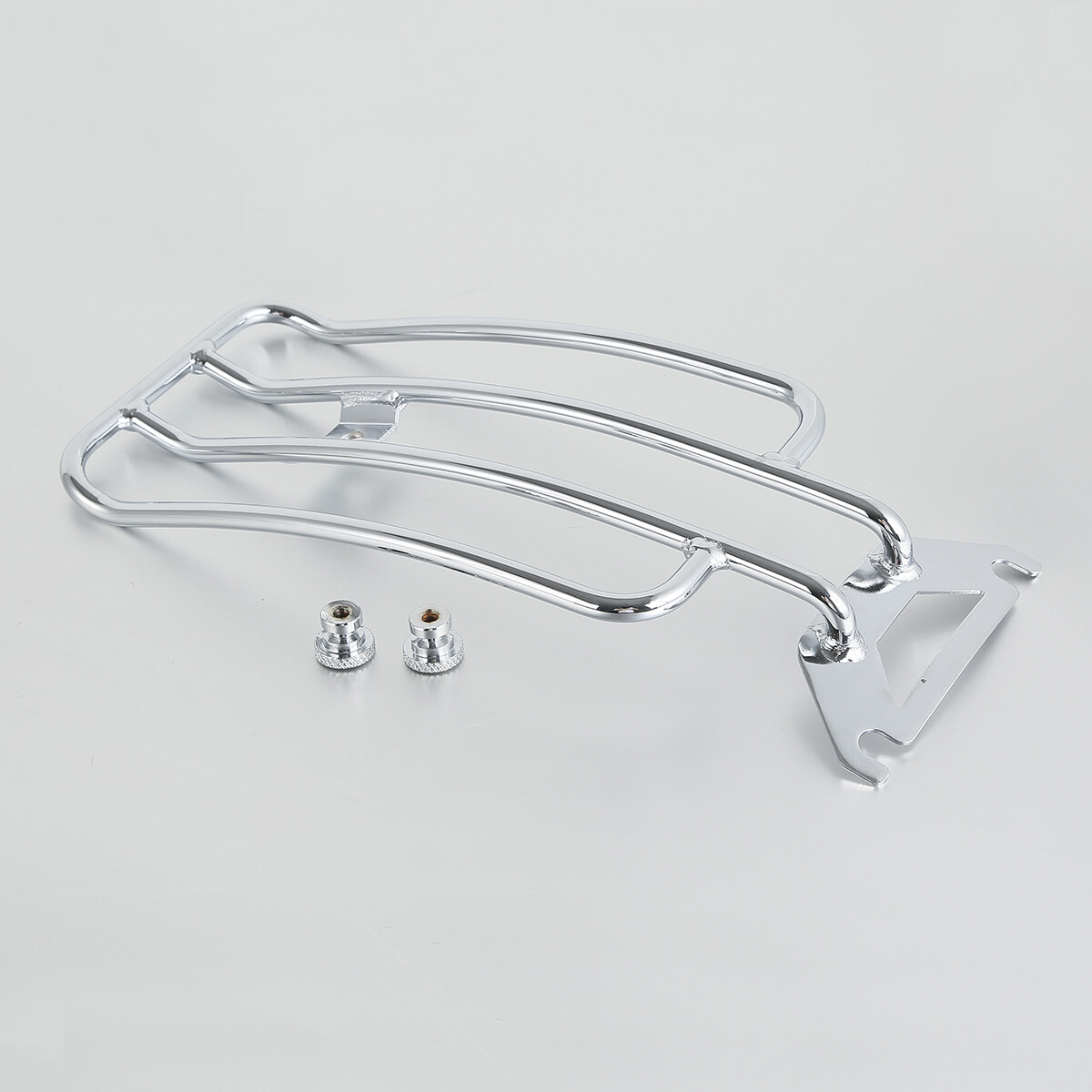 Chrome Solo Seat Luggage Rack For 9722 HarleyDavidson FLHTC Road King Touring eBay