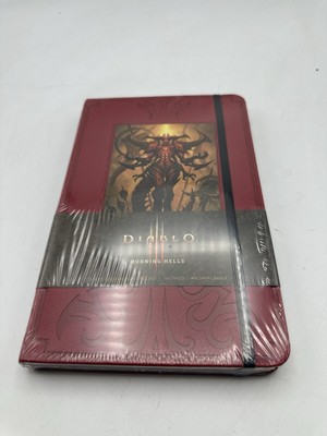 Diablo Burning Hells Hardcover Ruled Journal (Large) by Blizzard...