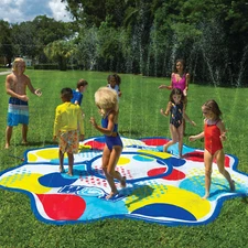 WOW Sports 12ft Dots Spray Pad w Spray Points Throughout the Pad & Hose Connect