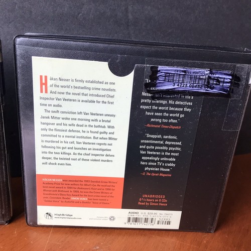 Lot: Hakan Nesser Audio Book 2 3 5 CD Set Mystery Inspector Van Veeteren Series - Picture 6 of 10