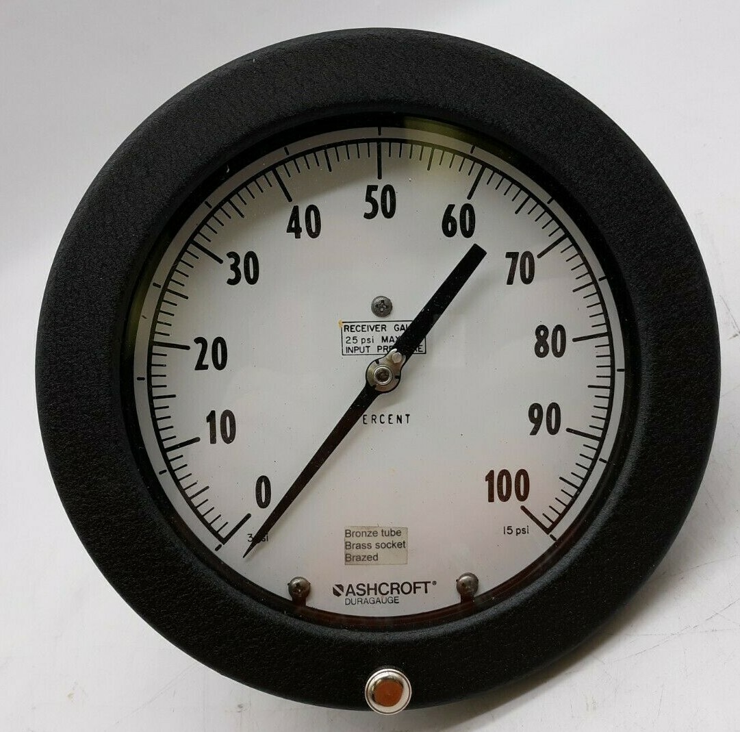 Ashcroft 601377AS02BXPR Receiver Gauge eBay