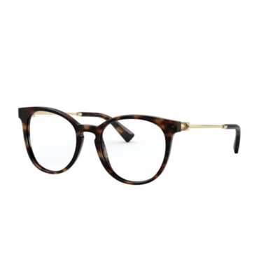 Valentino 0VA3046 5002 50 Damen Brille Brillenfassung Brillengestell Braun Gold
